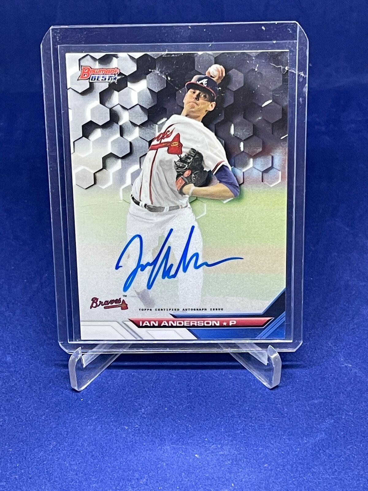 IAN ANDERSON 2016 BOWMANS BEST ON CARD AUTO PROSPECT