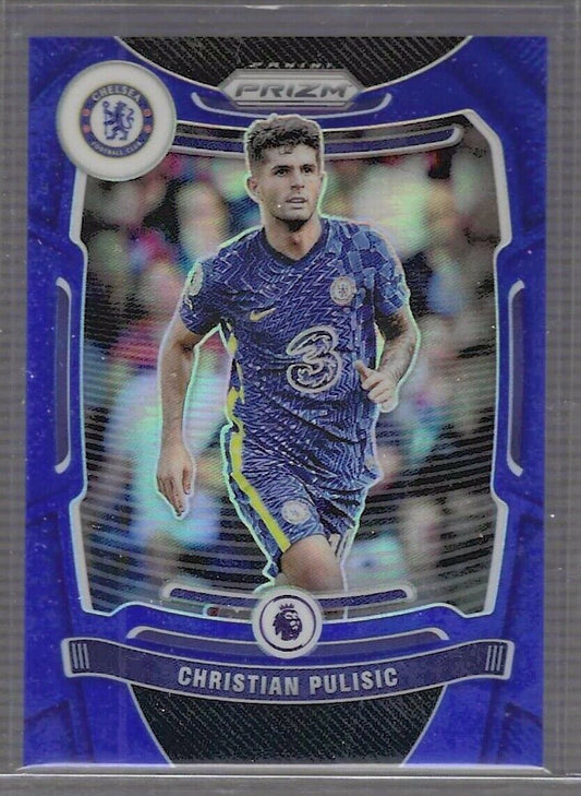 CHRISTIAN PULISIC 2021-22 PANINI PRIZM EPL PREMIER LEAGUE BLUE PRIZM #D 229/340