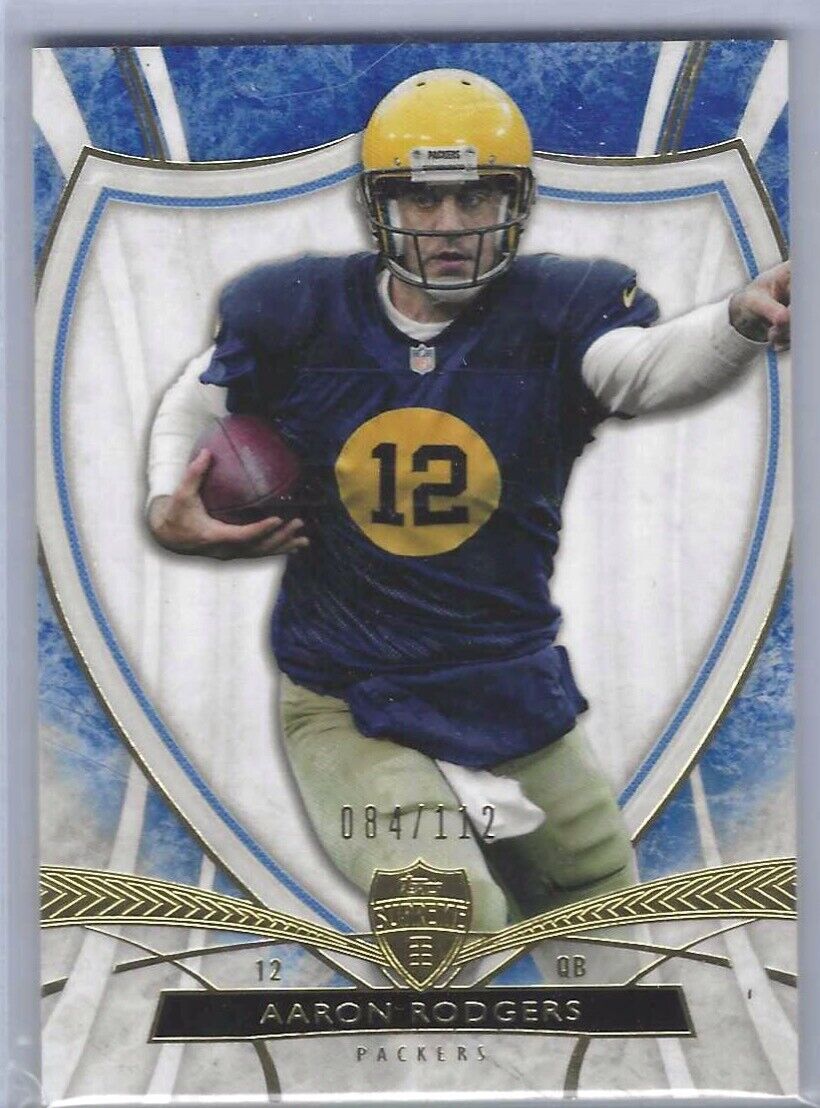 AARON RODGERS 2013 TOPPS SUPREME BLUE #D 084/112