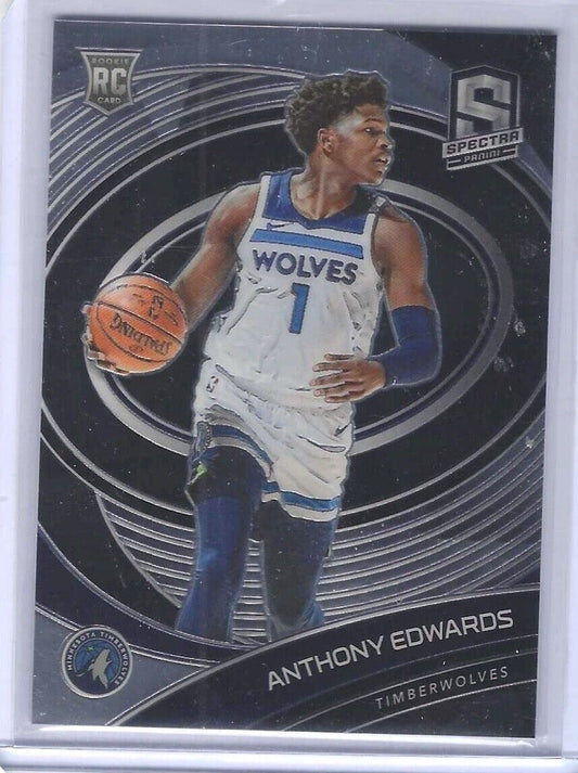 ANTHONY EDWARDS 2020 PANINI SPECTRA SP PHOTO VARIATION ROOKIE SHORT PRINT RC 101