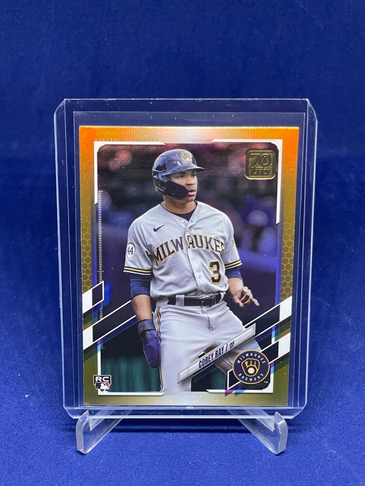 COREY RAY 2021 TOPPS UPDATE SERIES GOLD FOIL ROOKIE RC
