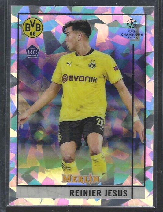 REINIER JESUS 2020-21 TOPPS MERLIN UEFA ATOMIC REFRACTOR ROOKIE RC #D 017/250
