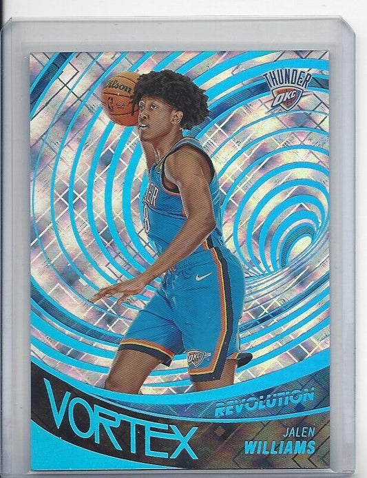 JALEN WILLIAMS 2022-23 PANINI REVOLUTION VORTEX COSMIC ROOKIE RC #D 60/99