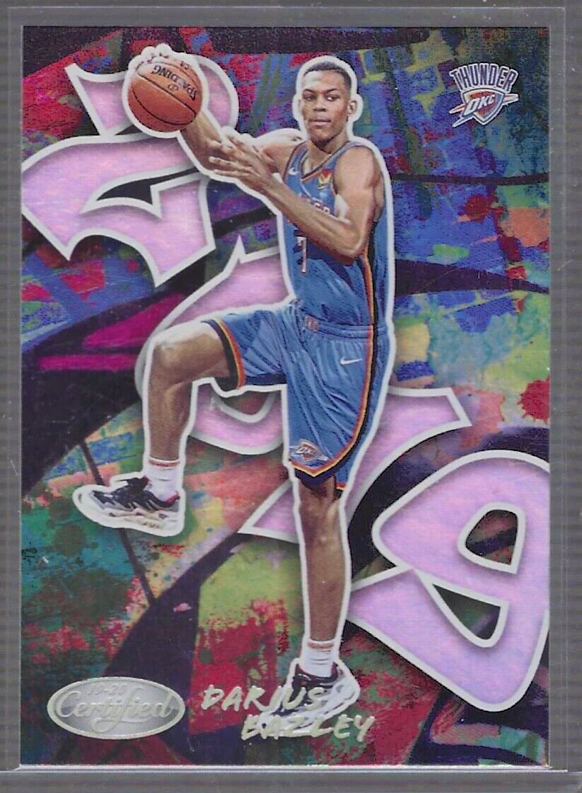 DARIUS BAZLEY 2019-20 PANINI CERTIFIED GRAFFITI FOIL INSERT ROOKIE RC #21