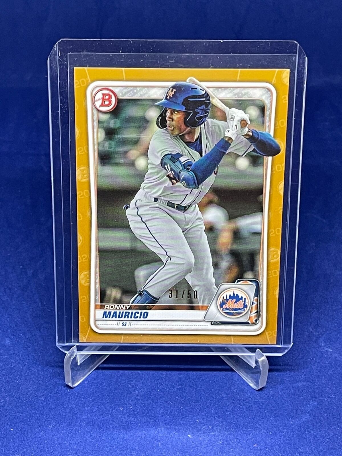 RONNY MAURICIO 2020 BOWMAN GOLD PROSPECT #D 31/50