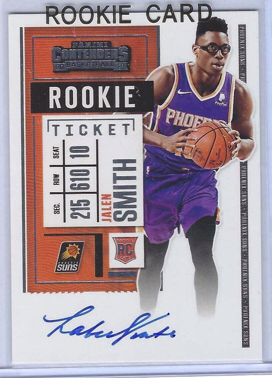 JALEN SMITH 2020-21 PANINI CONTENDERS ROOKIE TICKET ON CARD AUTO RC #109