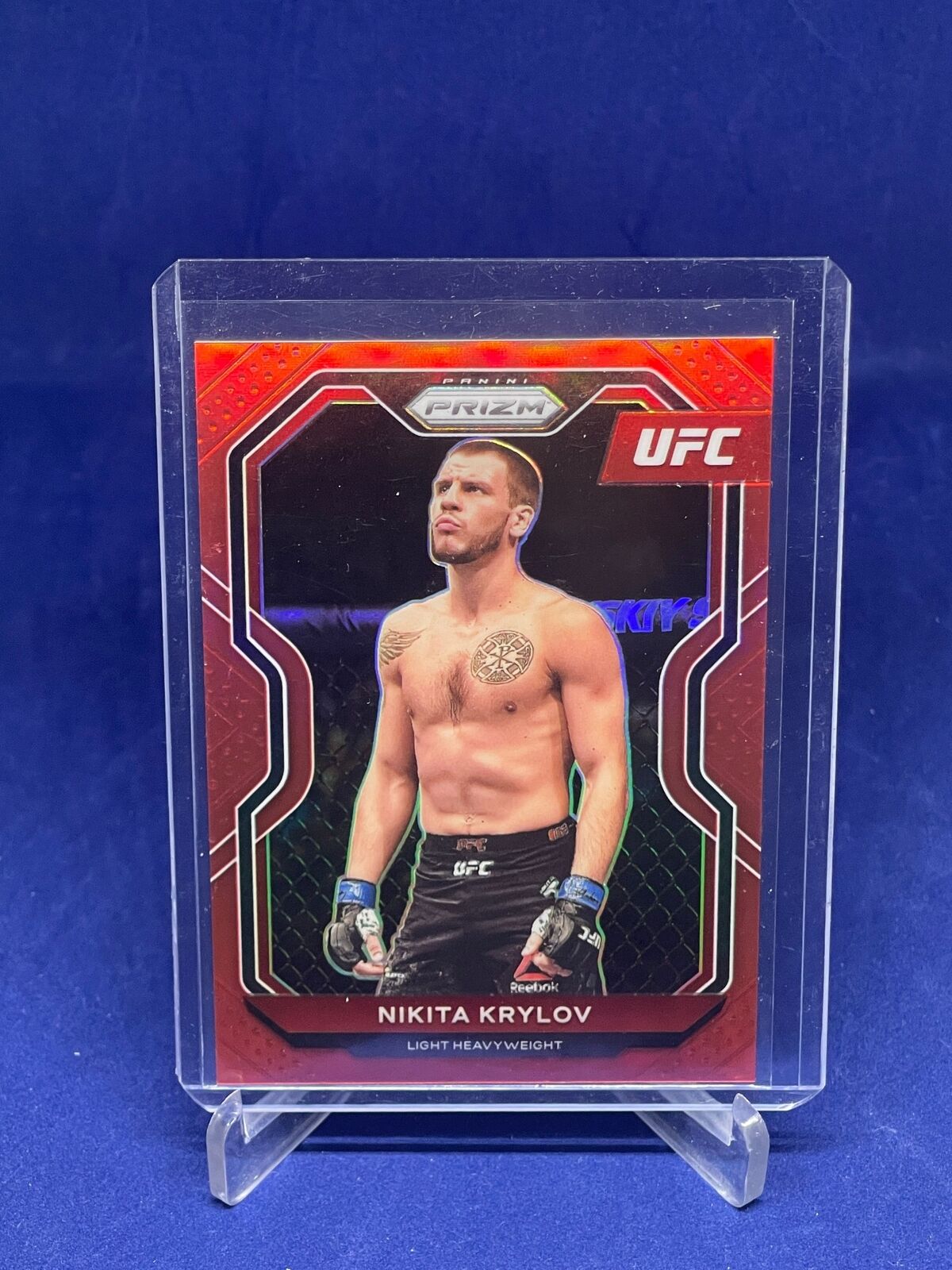 NIKITA KRYLOV 2021 PANINI PRIZM UFC RED PRIZM #D 95/275