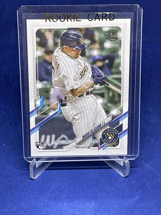 MARIO FELICIANO 2021 TOPPS UPDATE SERIES VINTAGE STOCK ROOKIE RC #D 74/99