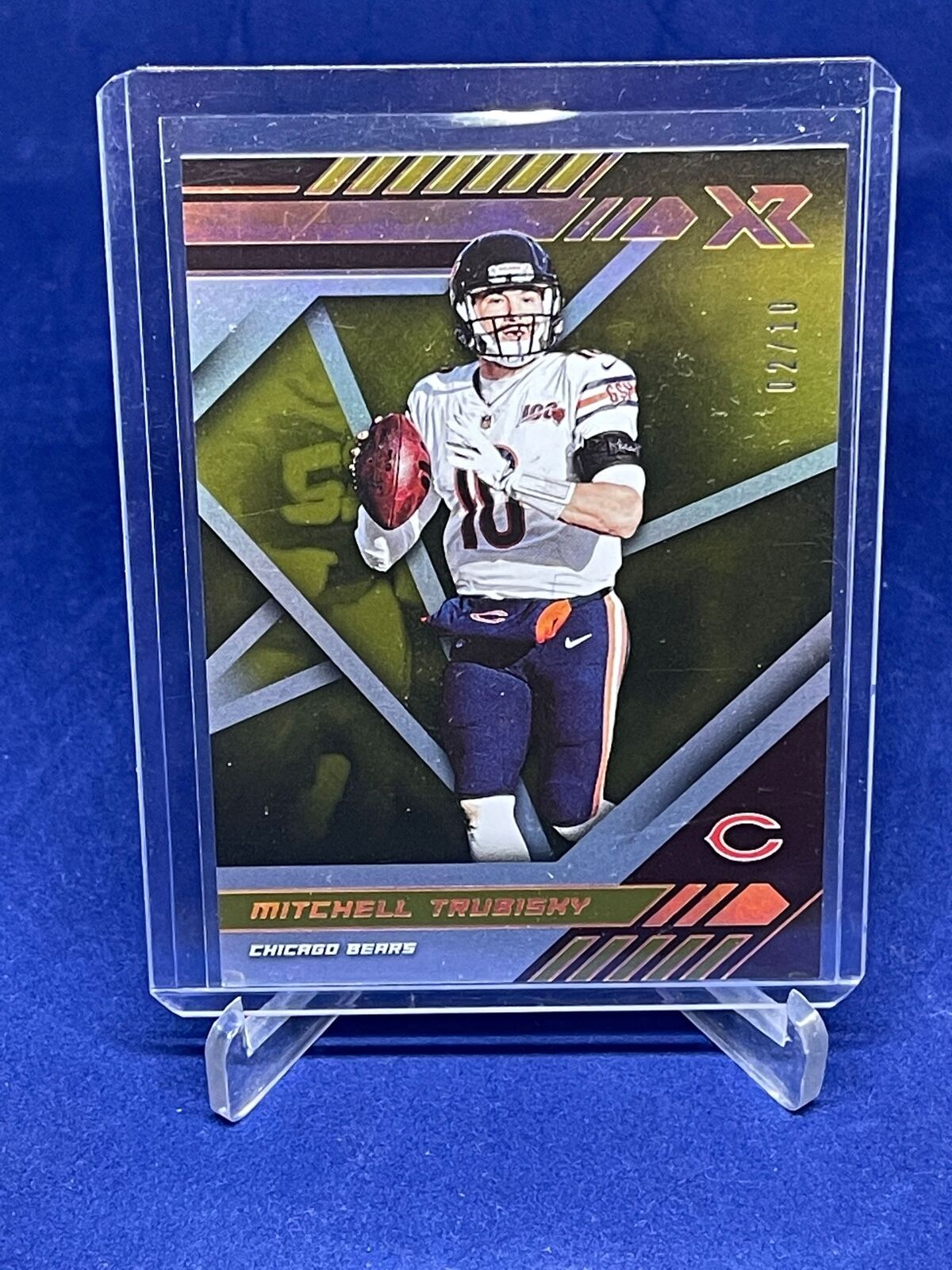 MITCHELL TRUBISKY 2020 PANINI XR GOLD #D 2/10