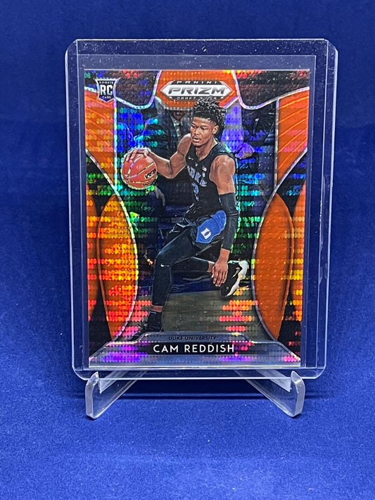 CAM REDDISH 2019 PANINI PRIZM DRAFT PICKS ORANGE PULSAR PRIZM ROOKIE RC #D 15/25