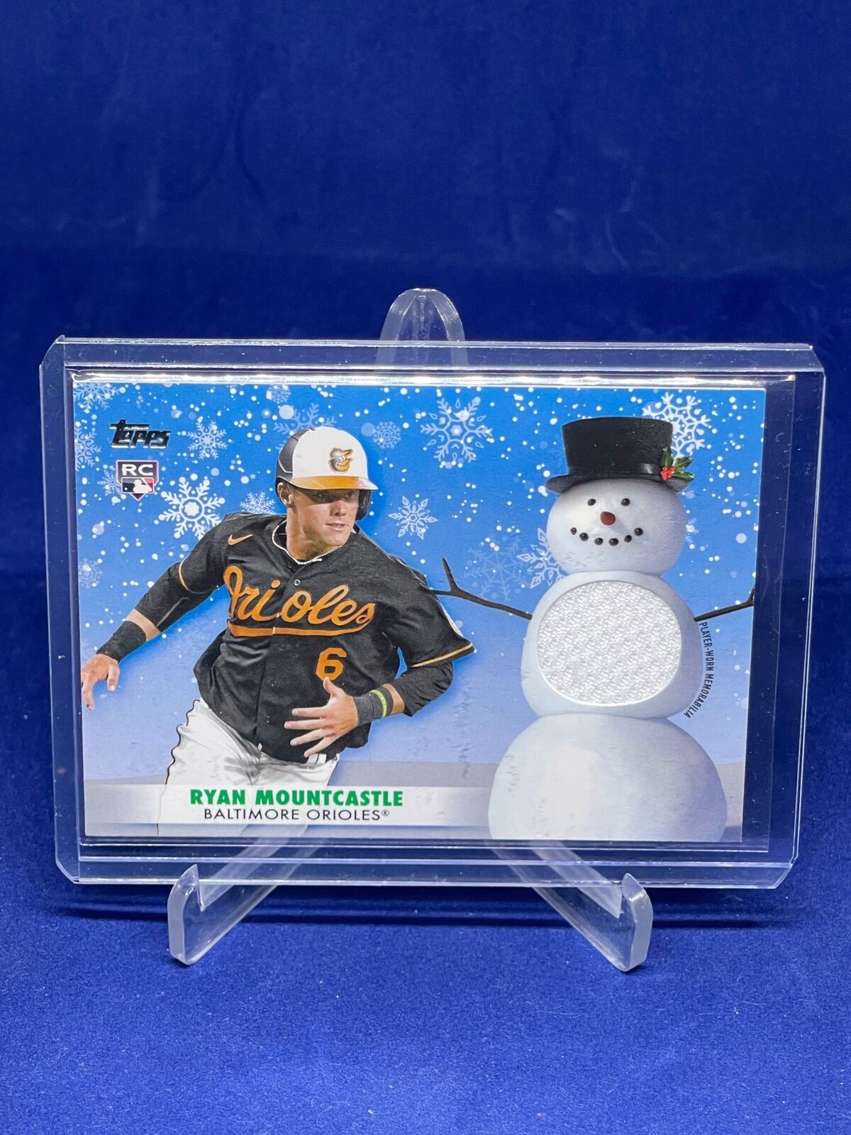 RYAN MOUNTCASTLE 2017 TOPPS WALMART HOLIDAY RELIC JERSEY ROOKIE RC