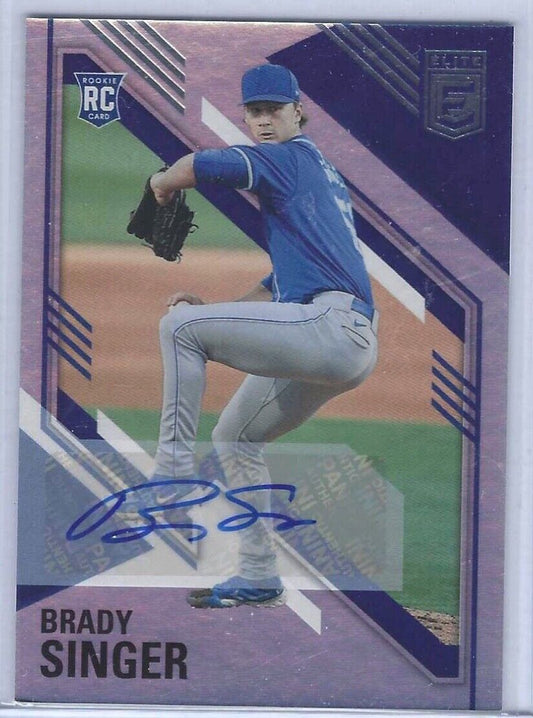 BRADY SINGER 2021 PANINI CHRONICLES ELITE ROOKIE AUTO RC #8