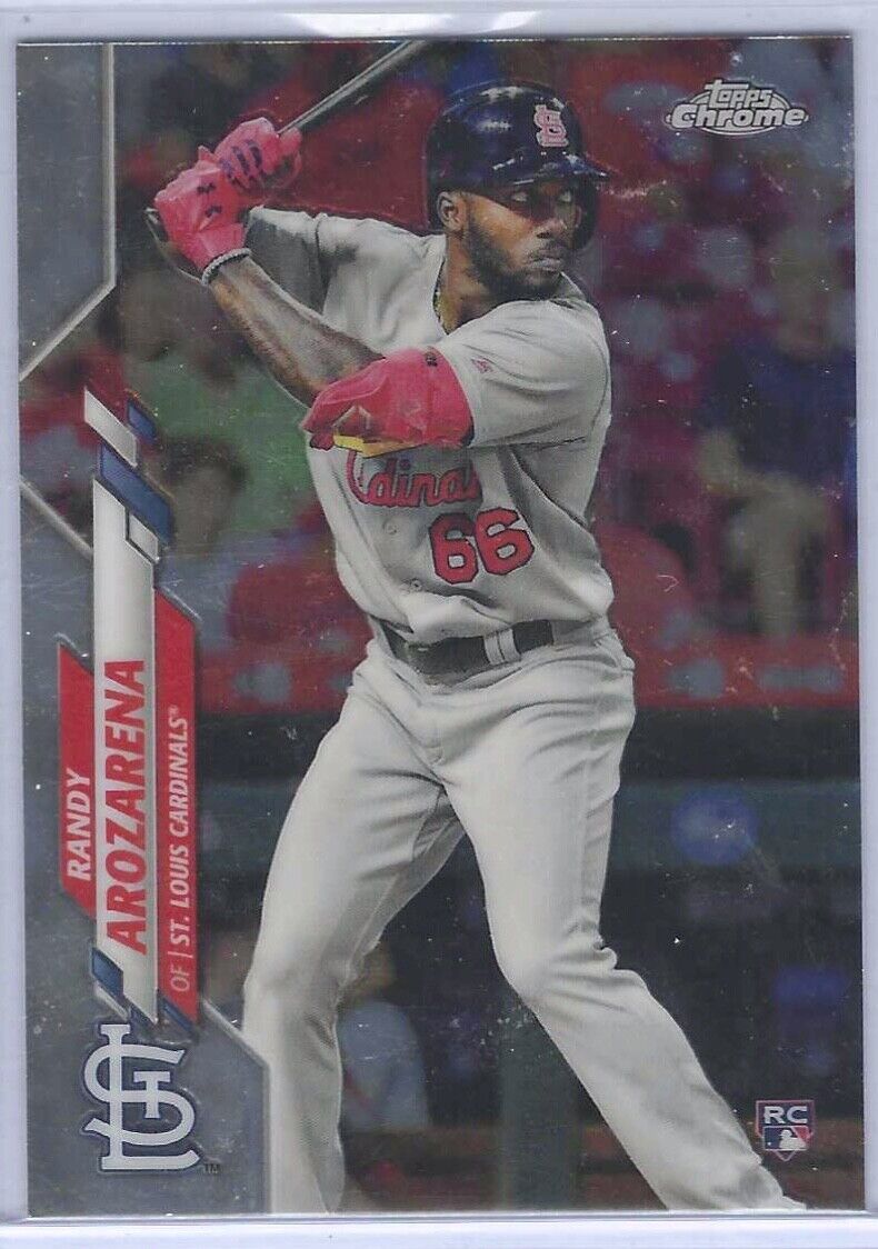 RANDY AROZARENA 2020 TOPPS CHROME BASE TRUE ROOKIE RC #49