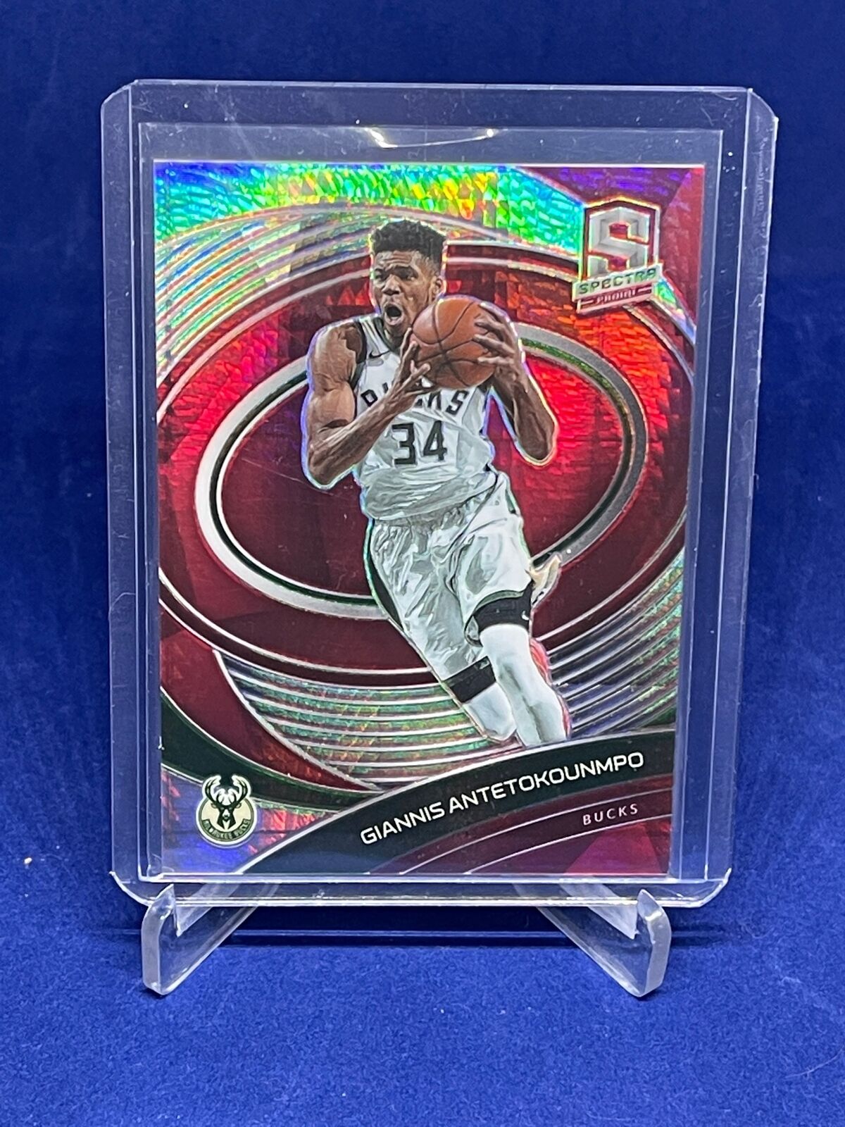 GIANNIS ANTETOKOUNMPO 2020-21 PANINI SPECTRA PINK HYPER PRIZM #25