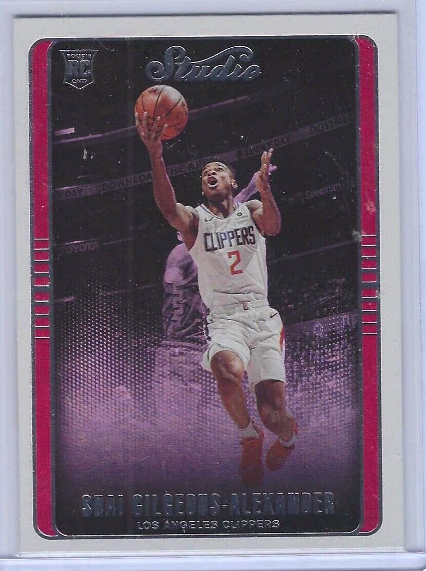 SHAI GILGEOUS-ALEXANDER 2018-19 PANINI CHRONICLES STUDIO ROOKIE RC #300