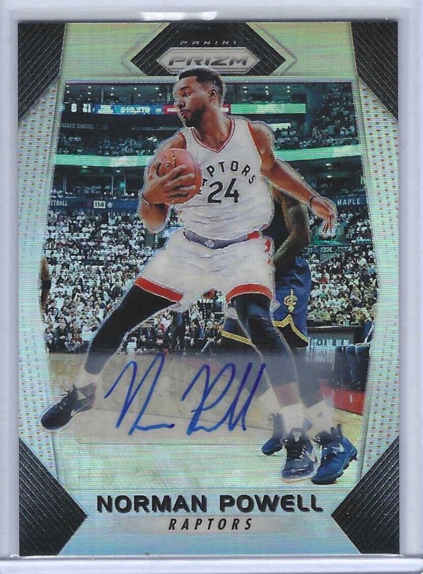 NORMAN POWELL 2017-18 PANINI PRIZM SILVER PRIZM AUTO #37