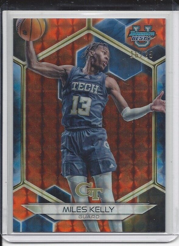 MILES KELLY 2023 BOWMANS BEST ORANGE GEOMETRIC REFRACTOR #D 16/25