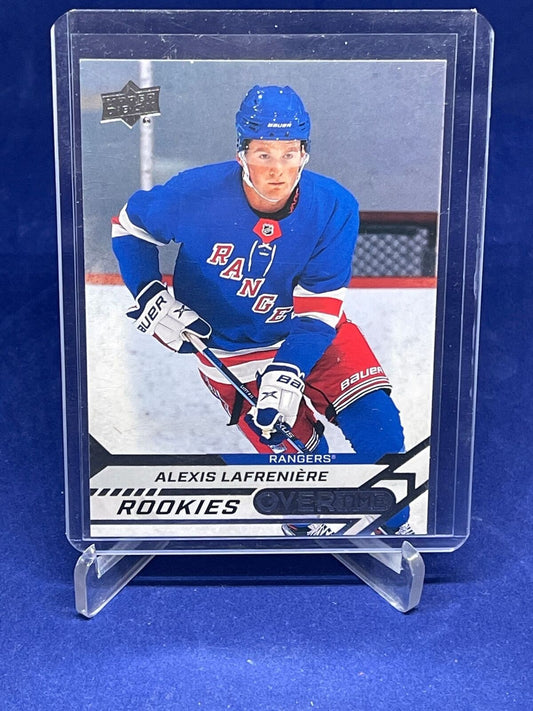 ALEXIS LAFRENIERE 2020-21 UD OVERTIME ROOKIE RC #120