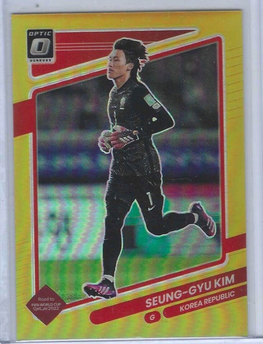 SEUNG-GYU KIM 2021-22 PANINI DONRUSS OPTIC GOLD HOLO PRIZM #D 09/10