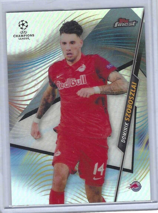 DOMINIK SZOBOSZLAI 2020-21 TOPPS FINEST ROOKIE REFRACTOR RC #94