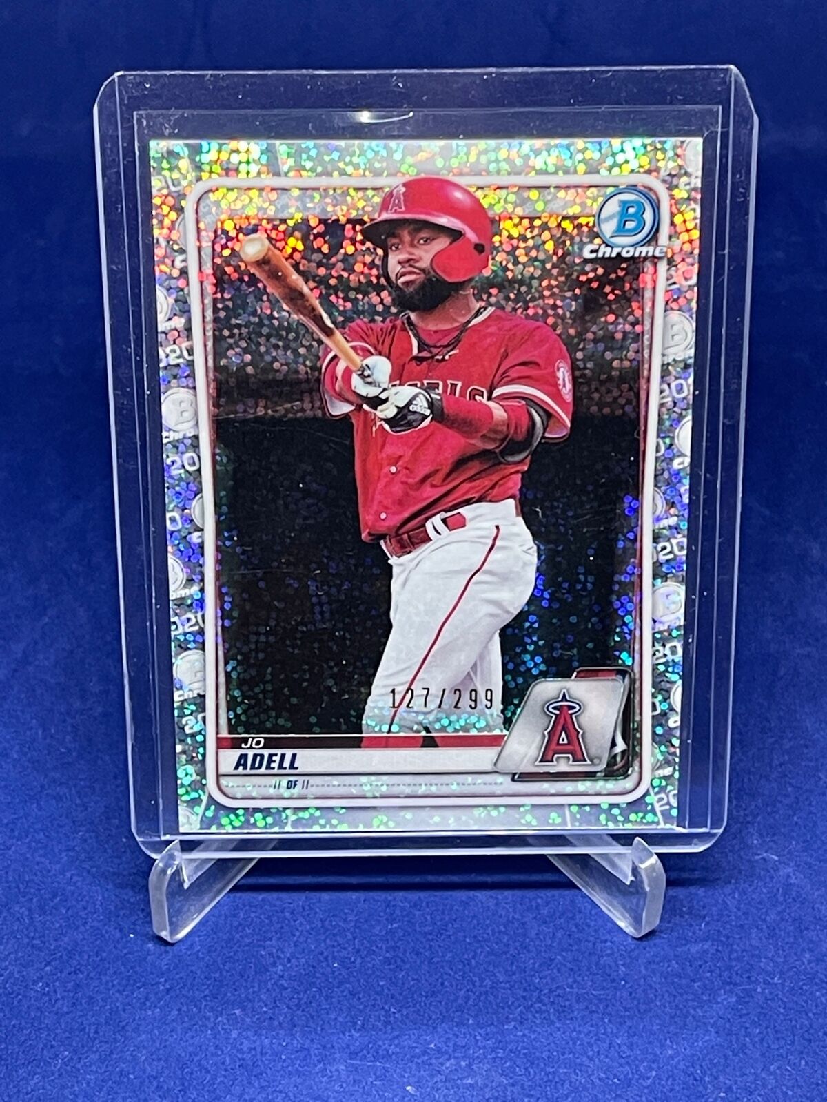JO ADELL 2020 BOWMAN CHROME SPARKLE REFRACTOR PROSPECT #D 127/299
