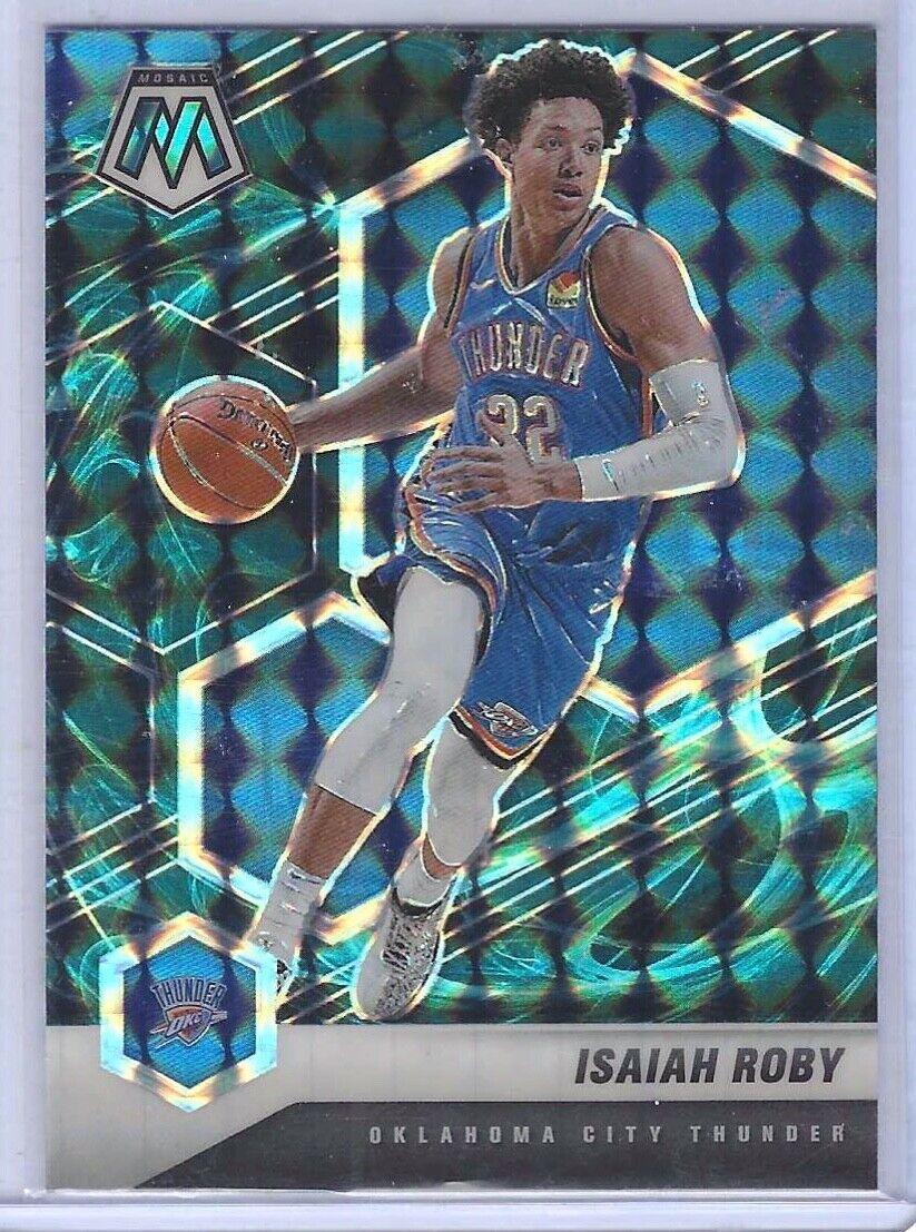 ISAIAH ROBY 2020-21 PANINI MOSAIC GENESIS PRIZM SP #24