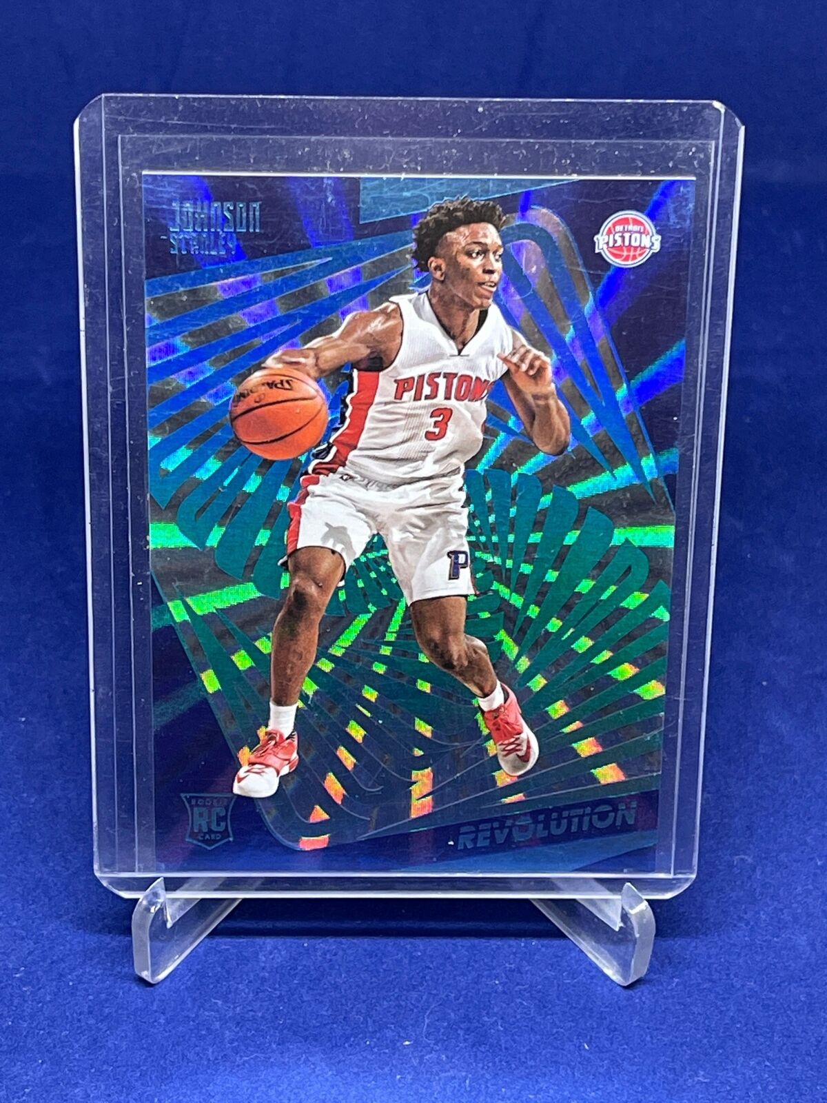 STANLEY JOHNSON 2015-16 PANINI REVOLUTION SUNBURST ROOKIE RC #D 45/75