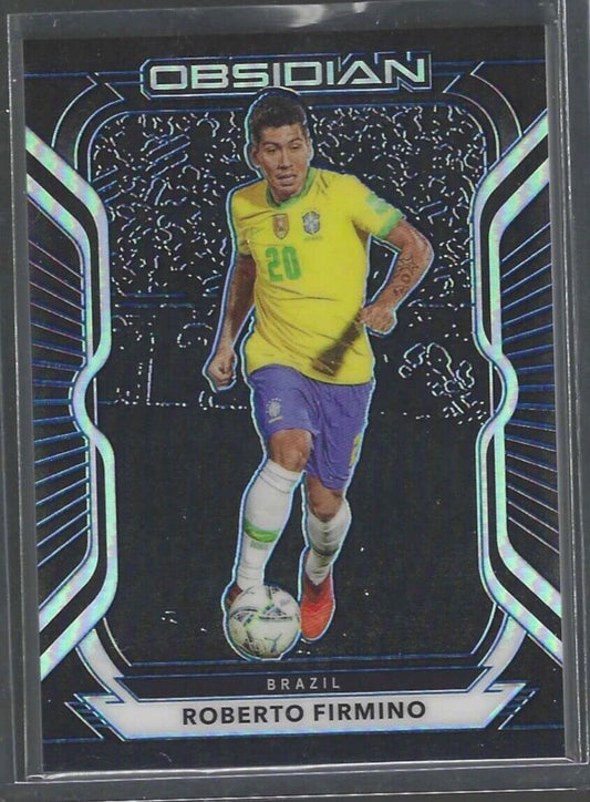ROBERTO FIRMINO 2020-21 PANINI OBSIDIAN PURPLE ETCH PRIZM #D 08/30