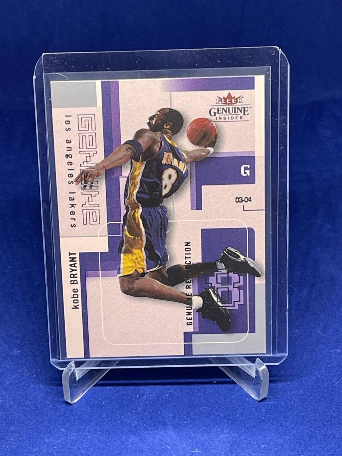 KOBE BRYANT 2003-04 FLEER GENUINE REFLECTION #D 89/99