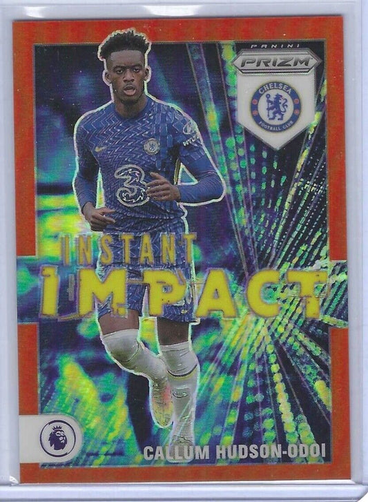 CALLUM HUDSON-ODOI 2021-22 PANINI PRIZM EPL ORANGE PRIZM INSTANT IMPACT #D 24/25