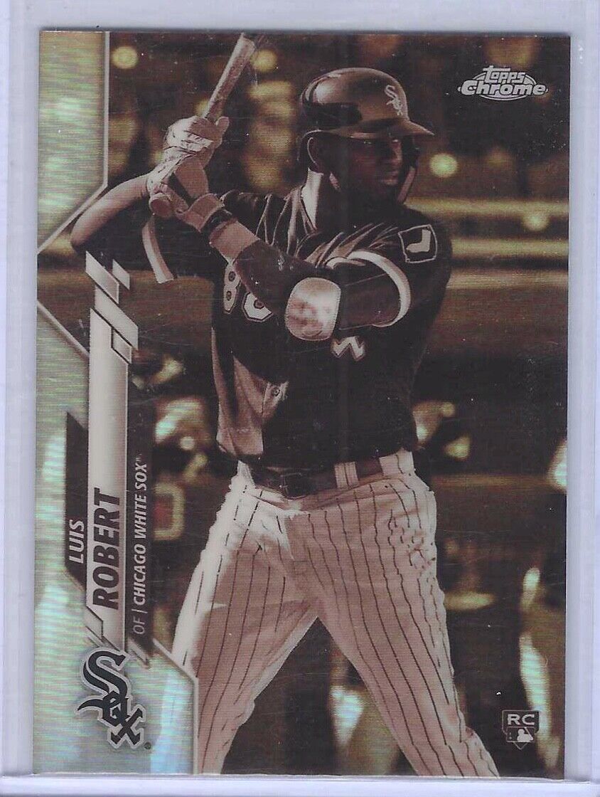 LUIS ROBERT 2020 TOPPS CHROME SEPIA REFRACTOR ROOKIE RC #60