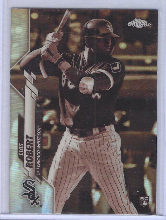 LUIS ROBERT 2020 TOPPS CHROME SEPIA REFRACTOR ROOKIE RC #60