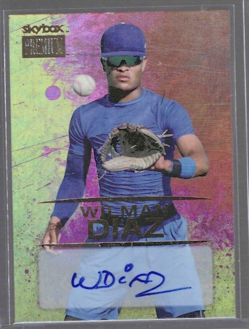 WILMAN DIAZ 2021 UPPER DECK SKYBOX METAL UNIVERST CHAMPIONS PREMIUM AUTO #S-22