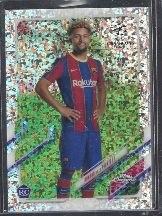 KONRAD DE LA FUENTE 2020-21 TOPPS CHROME MINI DIAMOND SPECKLE REFRACTOR RC #58