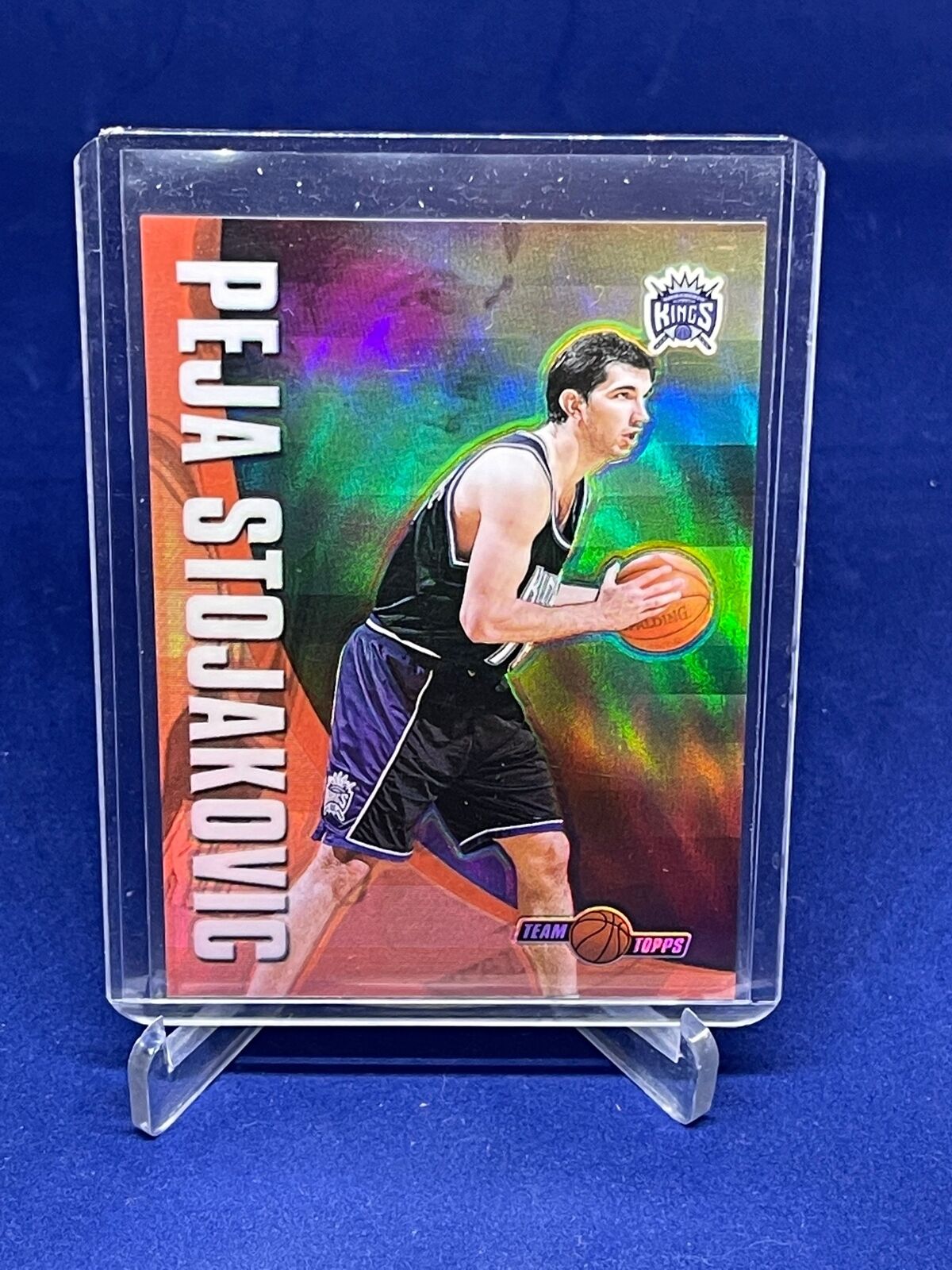 PEJA STOJAKOVIC 2002-03 TOPPS CHROME TEAM TOPPS REFRACTOR