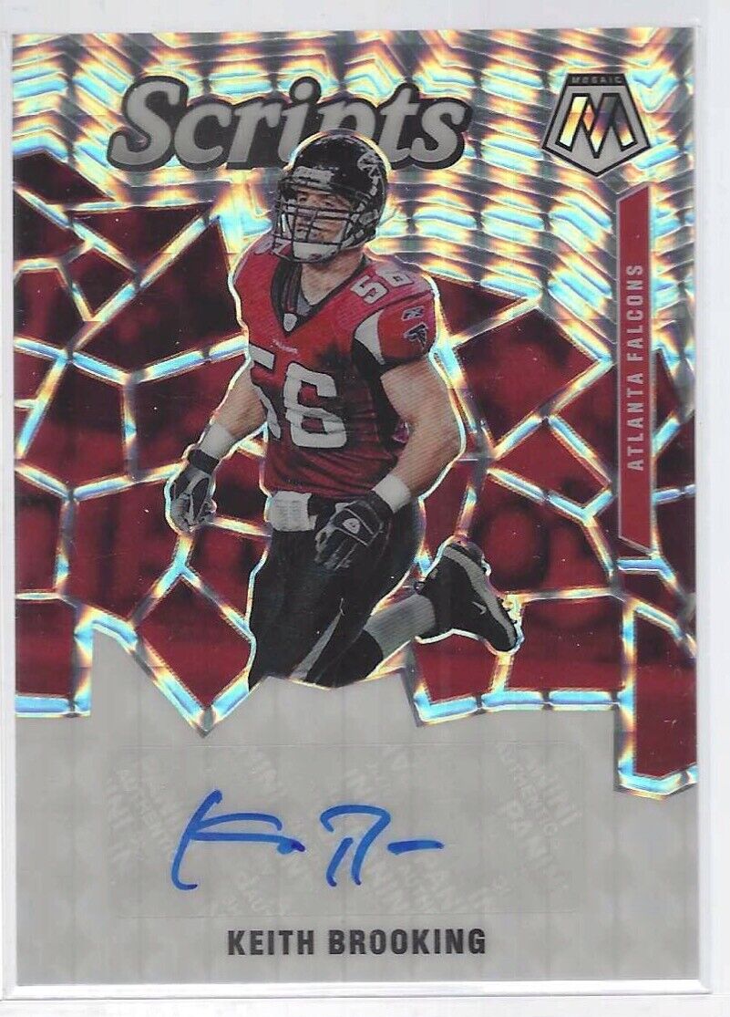 KEITH BROOKING 2020 PANINI MOSAIC SILVER MOSAIC PRIZM SCRIPTS AUTO #S42