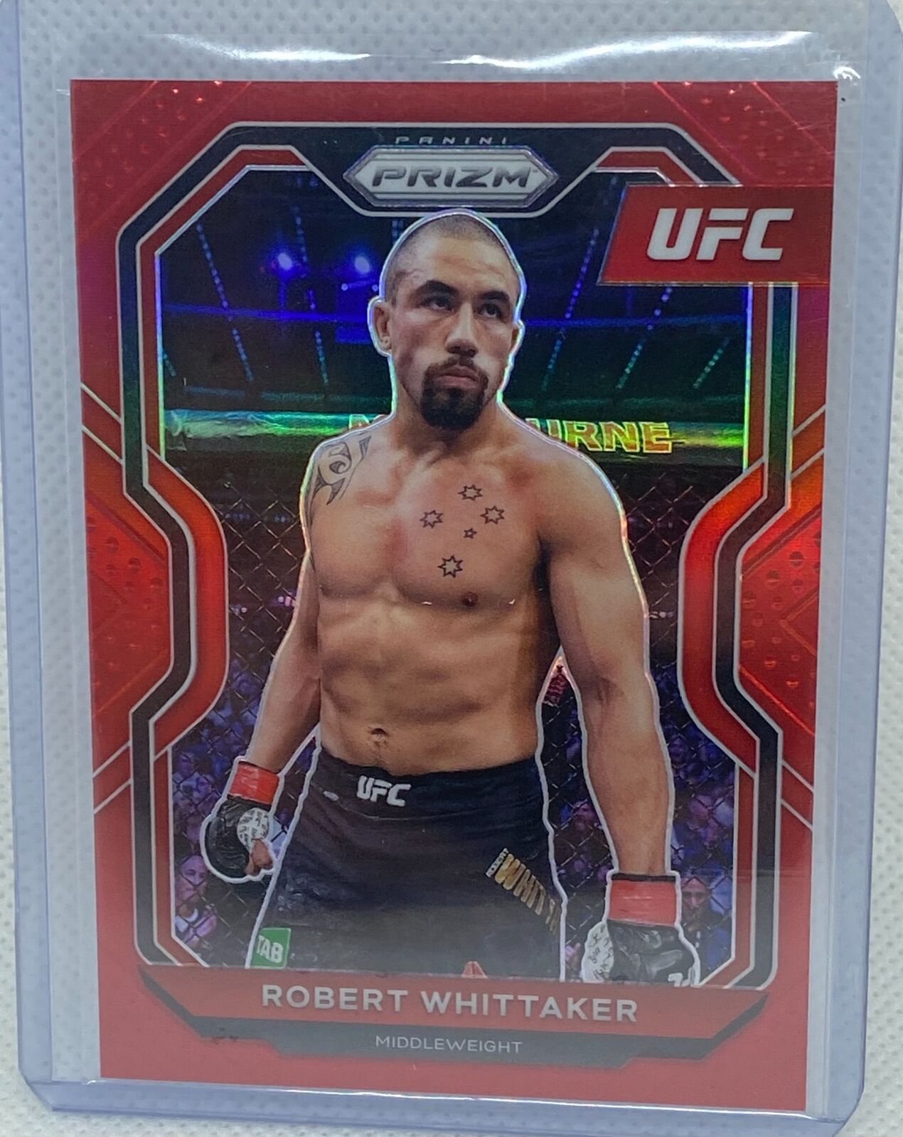 ROBERT WHITTAKER 2021 PANINI PRIZM RED PRIZMS #D 174/275