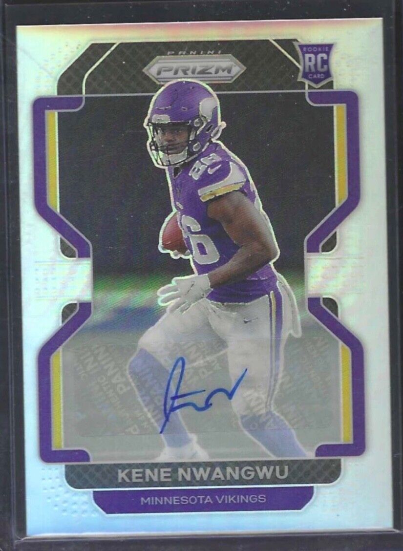 KENE NWANGWU 2021 PANINI PRIZM SILVER PRIZM ROOKIE AUTO RC #364