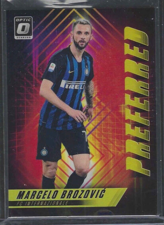 MARCELO BROZOVIC 2018-19 PANINI DONRUSS OPTIC PREFERRED GOLD HOLO PRIZM #D 08/10