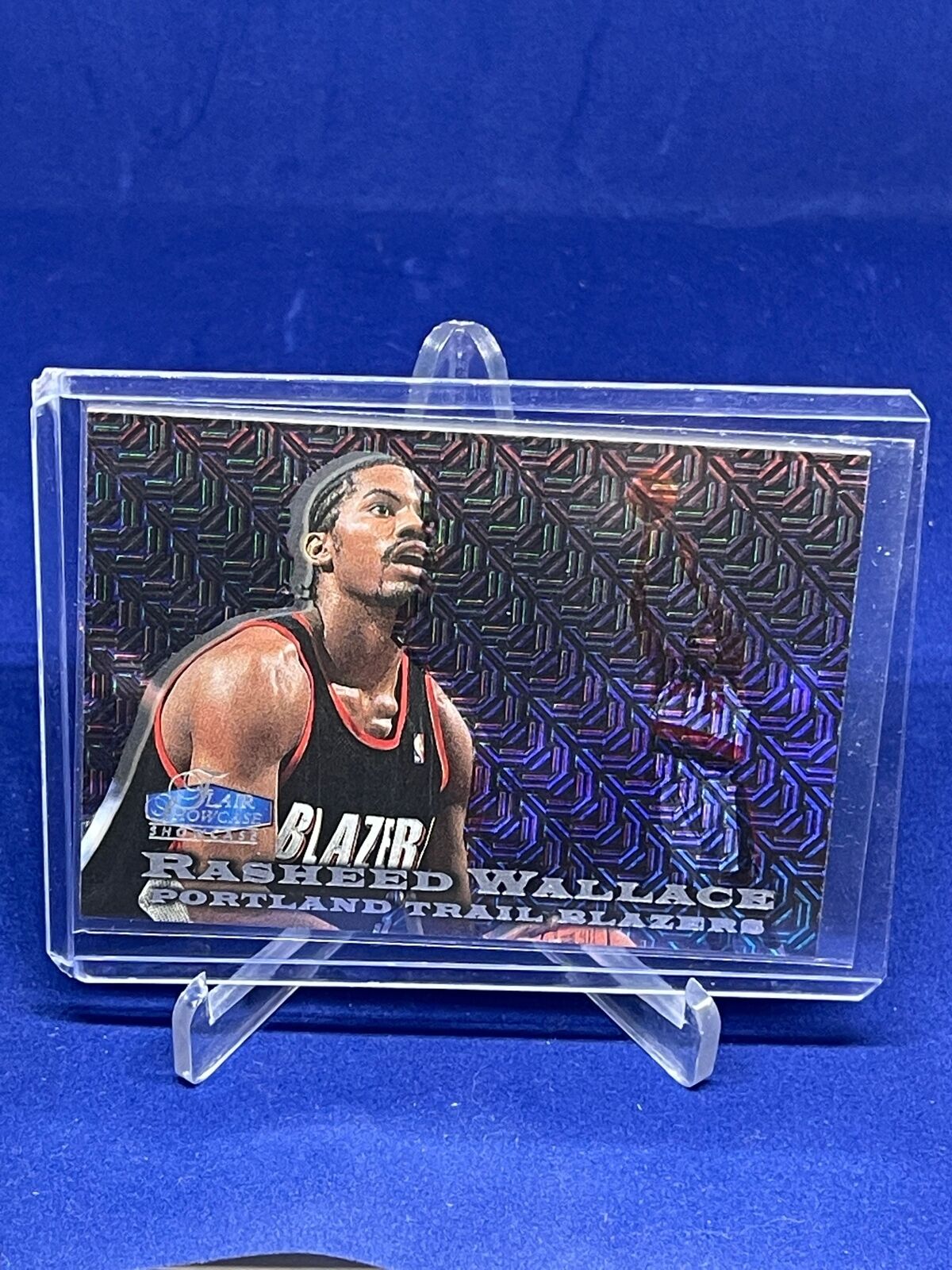 RASHEED WALLACE 1997-98 FLAIR SHOWCASE ROW 0 #D 1350/2000