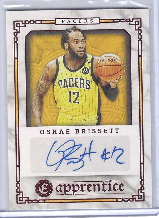 OSHAE BRISSETT 2020-21 PANINI CHRONICLES EXCALIBUR RED FOIL AUTO RC #APR-OSB