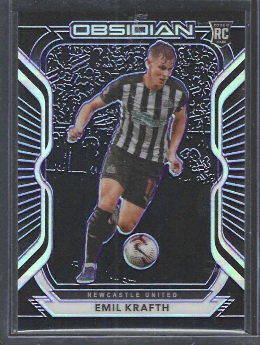 EMIL KRAFTH 2020-21 PANINI OBSIDIAN PURPLE ETCH ROOKIE RC #D 67/75