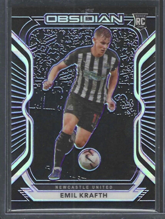 EMIL KRAFTH 2020-21 PANINI OBSIDIAN PURPLE ETCH ROOKIE RC #D 67/75