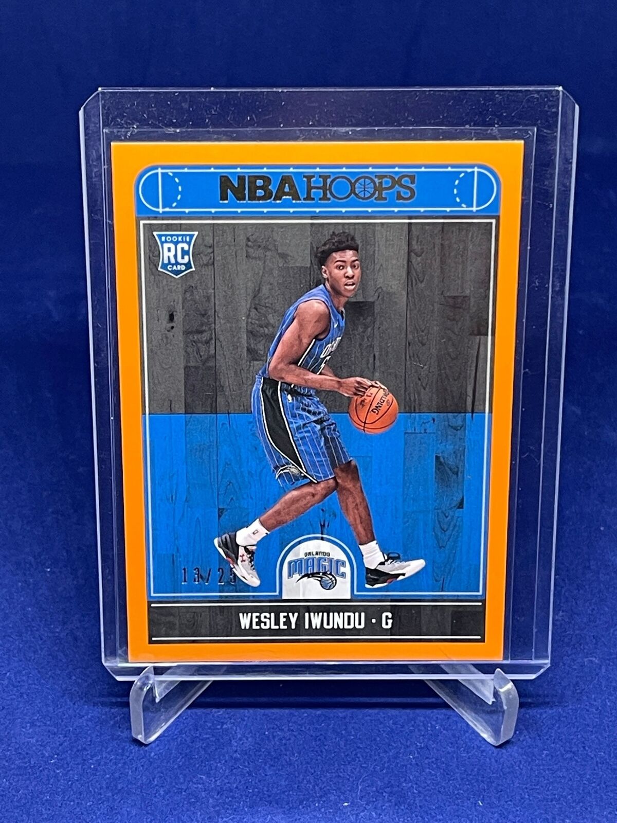 WESLEY IWUNDU 2017-18 PANINI NBA HOOPS ORANGE ROOKIE RC #D 13/25