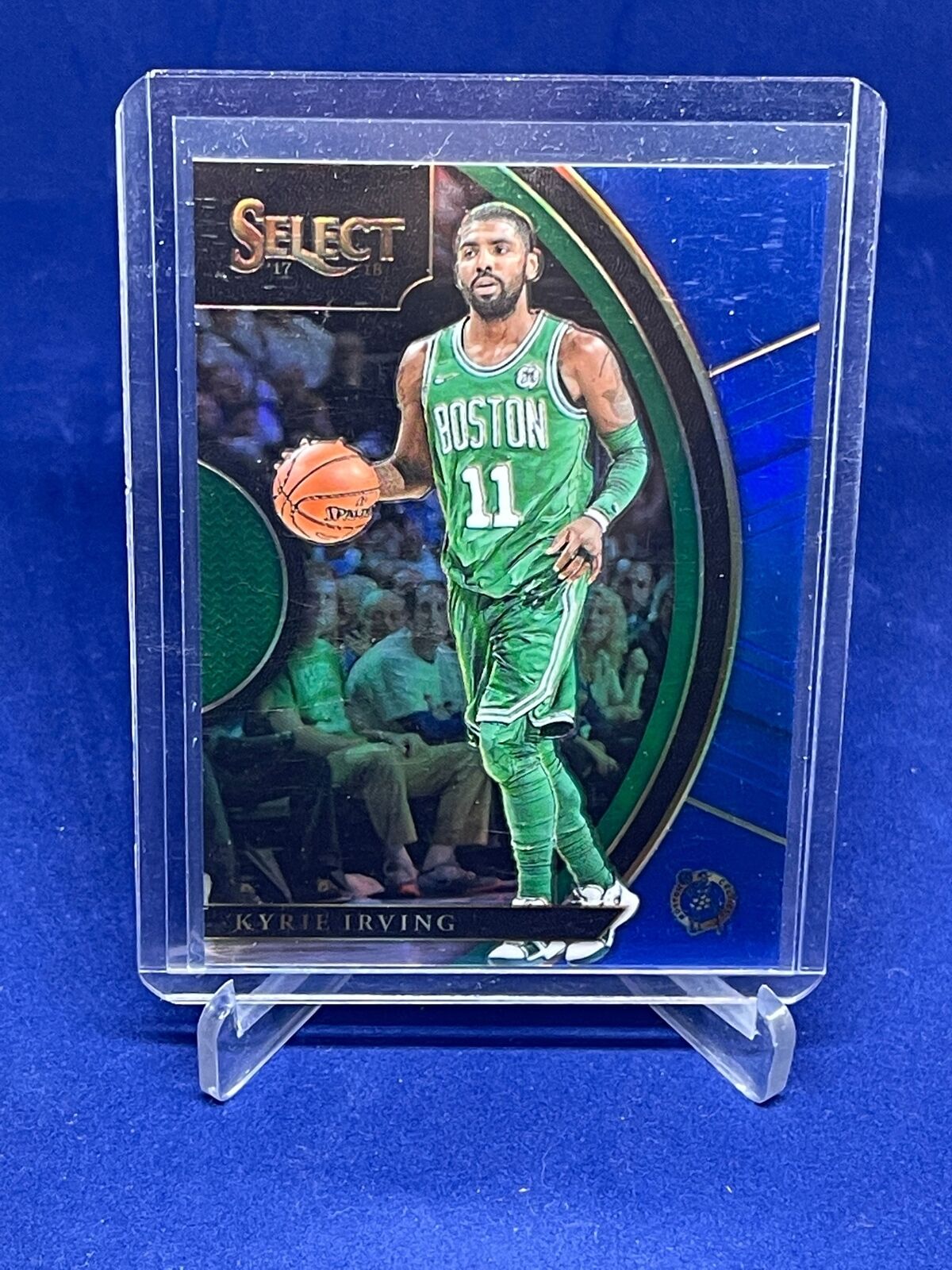 KYRIE IRVING 2017-18 PANINI SELECT CONCOURSE BLUE PRIZM #D 191/299