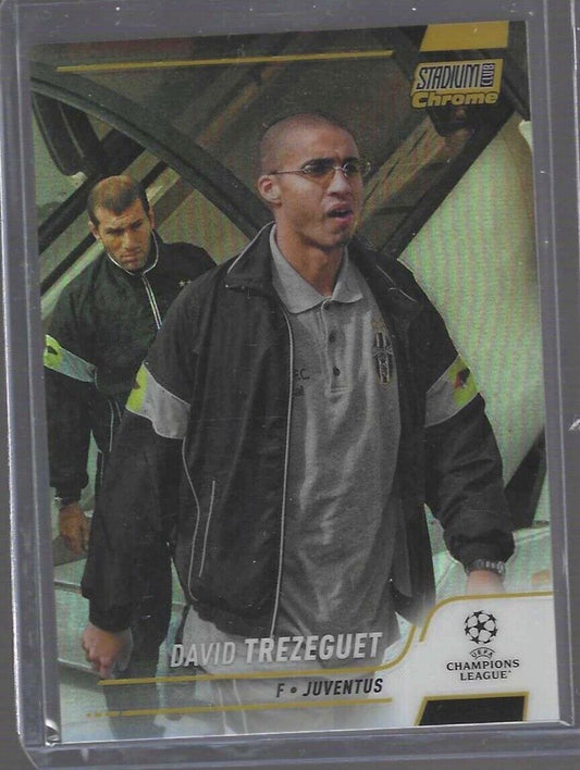DAVID TREZEGUET 2021-22 TOPPS STADIUM CLUB CHROME GOLD REFRACTOR #D 49/50
