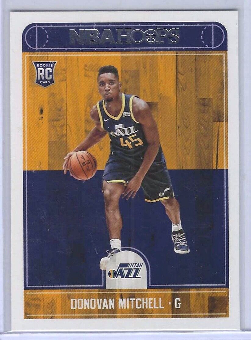 DONOVAN MITCHELL 2017-18 PANINI NBA HOOPS ROOKIE RC #263