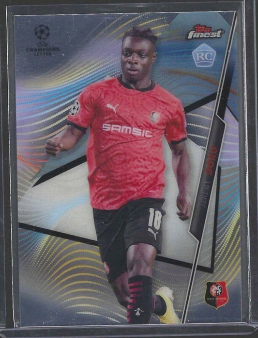 JEREMY DOKU 2020-21 TOPPS FINEST ROOKIE RC #40