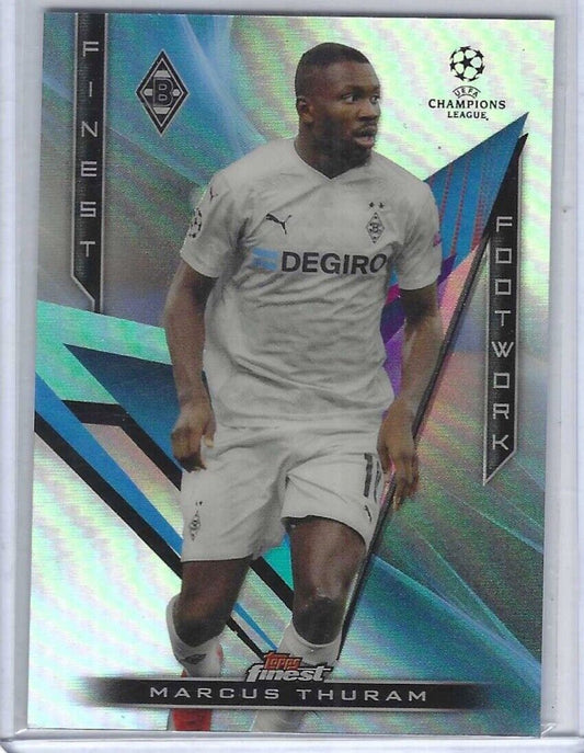 MARCUS THURAM 2020-21 TOPPS FINEST REFRACTOR FINEST FOOTWORK RC #FF-5