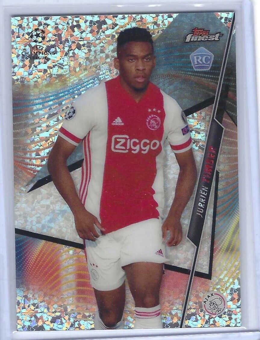 JURRIEN TIMBER 2020-21 TOPPS FINEST SPECKLE REFRACTOR ROOKIE RC #D 077/175